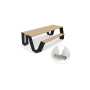 Extremis Hopper Picknicktisch, Holz, Schwarz (RAL9005)