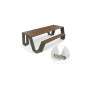 Extremis Hopper piknik stol, drvo, Earth (RGB 88 88 84)