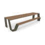 Extremis Hopper Picknicktisch, Holz, Earth (RGB 88 88 84)
