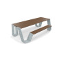 Extremis Hopper Picknicktisch, Holz, Verzinkt