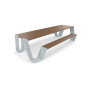 Extremis Hopper Picknicktisch, Holz, Verzinkt