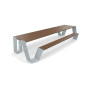 Extremis Hopper Picknicktisch, Holz, Verzinkt