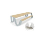 Extremis Hopper Picknicktisch, Holz, Verzinkt