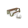 Extremis Hopper piknik stol, drvo, Trstika zelena (RAL6013)