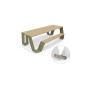 Extremis Hopper picnic table, wood, Reed green (RAL6013)
