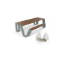Extremis Hopper Picknicktisch, Holz, Verdigris (RGB 133 147 142)