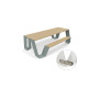 Extremis Hopper picnic table, wood, Verdigris (RGB 133 147 142)