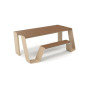 Extremis Hopper picnic table, wood, Beach beige (RAL1019)