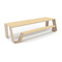 Extremis Hopper Picknicktisch, Holz, Strandbeige (RAL1019)