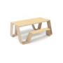 Extremis Hopper Picknicktisch, Holz, Strandbeige (RAL1019)