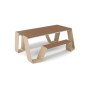 Extremis Hopper Picknicktisch, Holz, Strandbeige (RAL1019)
