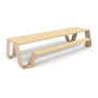 Extremis Hopper Picknicktisch, Holz, Strandbeige (RAL1019)