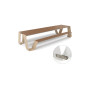 Extremis Hopper Picknicktisch, Holz, Strandbeige (RAL1019)