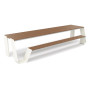 Extremis Hopper picnic table, wood, Off white (RAL9002)