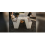 Extremis Hopper picnic table, wood, setting 3