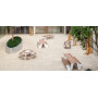 Extremis Hopper picnic table, wood, setting 15