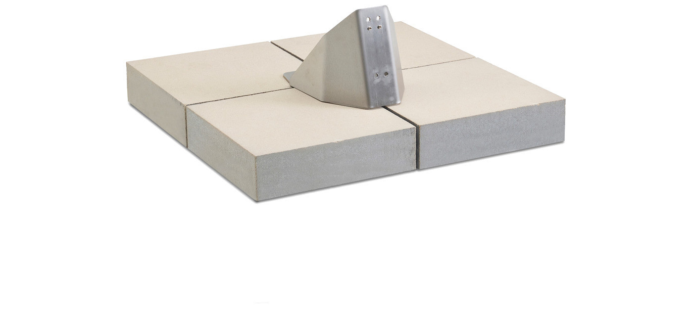 Extremis Kosmos parasol concrete base