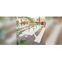 Extremis Marina Combo table with bench, setting 1