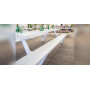 Extremis Marina Combo table with bench, setting 2