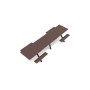 Extremis Panigiri table, Black (RAL9005)