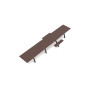 Extremis Panigiri table, Black (RAL9005)