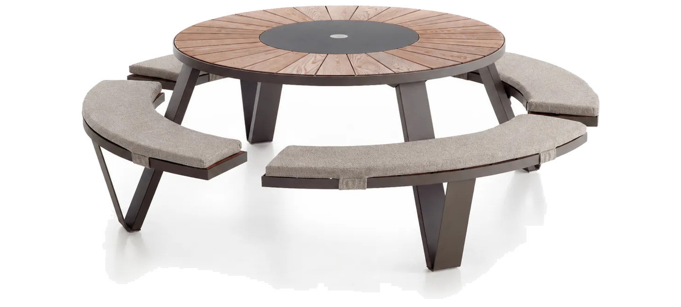 Extremis Pantagruel blazine, 4 kosi, Cinza (Sunbrella® Play)