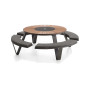 Extremis Pantagruel cushions, set of 4, Dark taupe (Sunbrella® Natté)