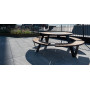 Extremis Pantagruel picnic table, setting 5