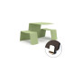 Extremis Picnik picnic table, Pistache (RAL6021)