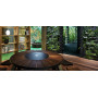 Extremis Virus picnic table, setting 11