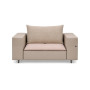Extremis Walrus comfort cushion, 110 cm seat, Coconut (Sunbrella® Savane)