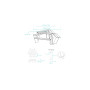 Extremis Anker picnic table, technical drawing 2