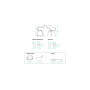 Extremis Captain's Chair, technical drawing