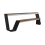 Extremis Hopper bench, Black (RAL9005)