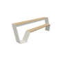 Extremis Hopper klop, Umazano bela (RAL9002)