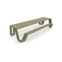 Extremis Hopper piknik stol, aluminij, Trstika zelena (RAL6013)