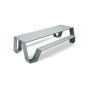 Extremis Hopper picnic table, aluminium, Verdigris (RGB 133 147 142)