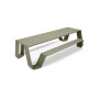 Extremis Hopper Picknicktisch, Aluminium, Schilfgrün (RAL6013)