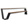 Extremis Hopper bench, Black (RAL9005)