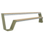 Extremis Hopper bench, Reed green (RAL6013)