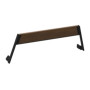 Extremis Hopper backrest, wood, Black (RAL9005)