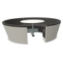 Extremis Kosmos 8-seater with table, Off white (RAL9002)