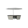 Extremis Kosmos garnitura sa stolom, 8 sjedala, Prljavo bijela (RAL9002)