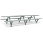 Extremis Marina picnic table, Verdigris (RGB 133 147 142)
