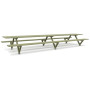 Extremis Marina picnic table, Reed green (RAL6013)