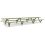 Extremis Marina piknik miza, Trstno zelena (RAL6013)