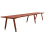 Extremis Marina table, Copper brown (RAL8004)