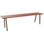 Extremis Marina table, Copper brown (RAL8004)
