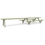 Extremis Marina Combo miza s klopjo, Trstno zelena (RAL6013)