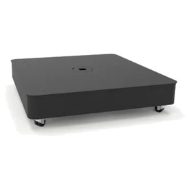 Extremis Sensu base on wheels, Black (RAL9005)